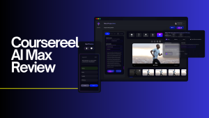 Detailed Coursereel AI Max Review, showcasing its advanced features for creating and selling courses effortlessly.